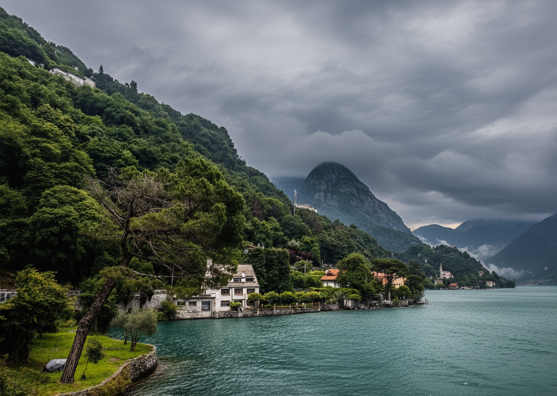Lake Lugano, Switzerland