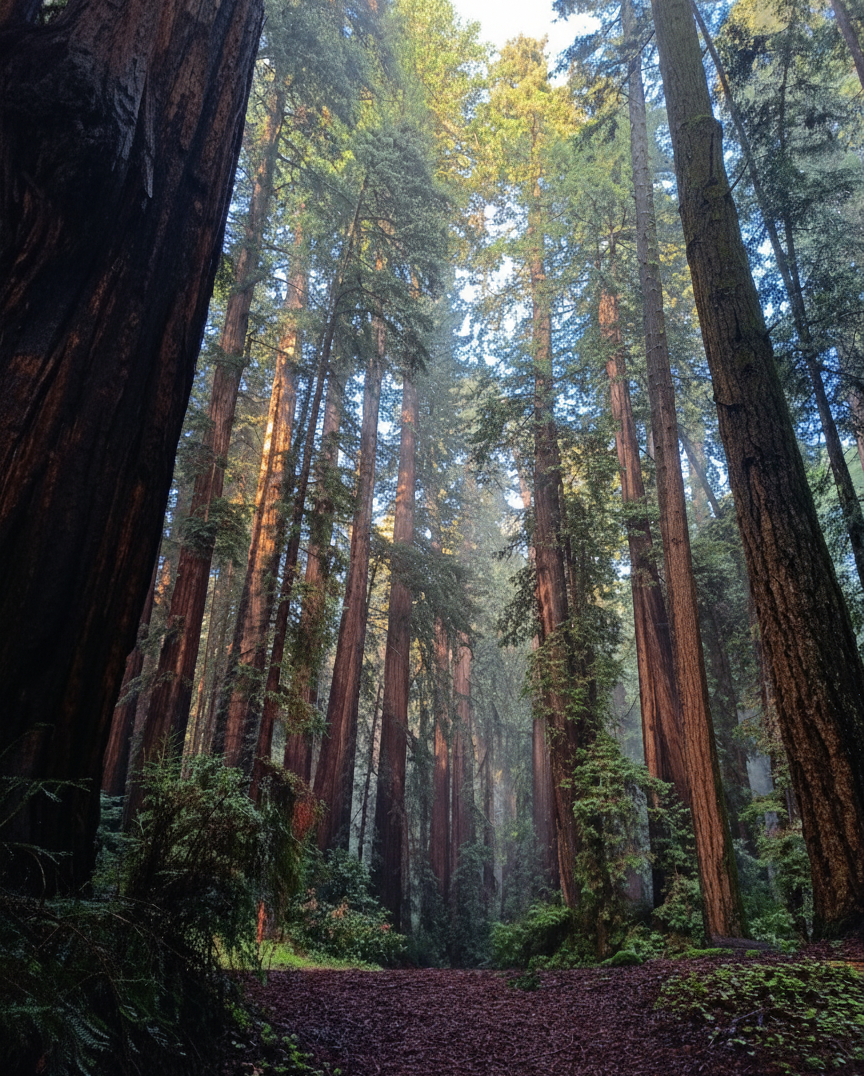 Coastal Redwoods near Santa Cruz, United States